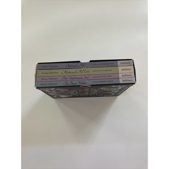 Set of 4 Disney Villain Tales by Serena Valentino Paperback Books - Picture 2 of 13